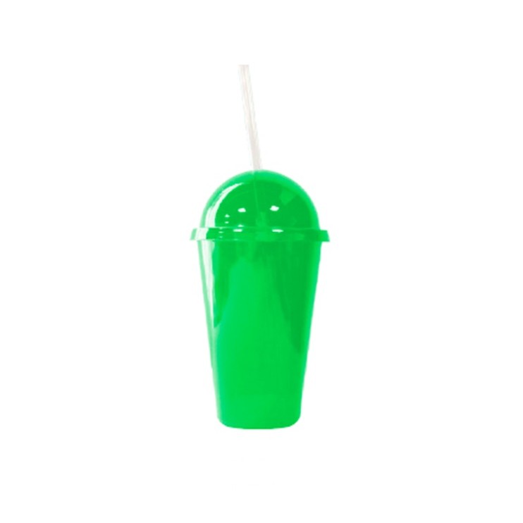Green Bubble Cup With Straw BPA Free